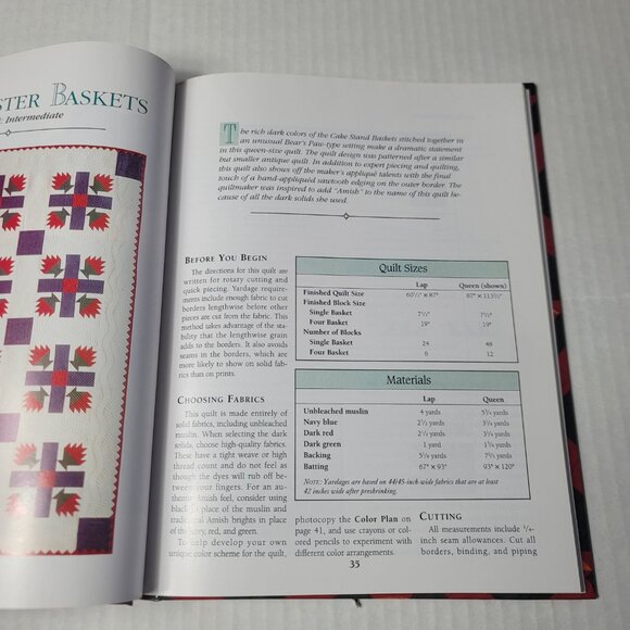 The Classic American Quilt Collection BASKETS A Rodale Quilt Book Quilt Patterns - Picture 9 of 11